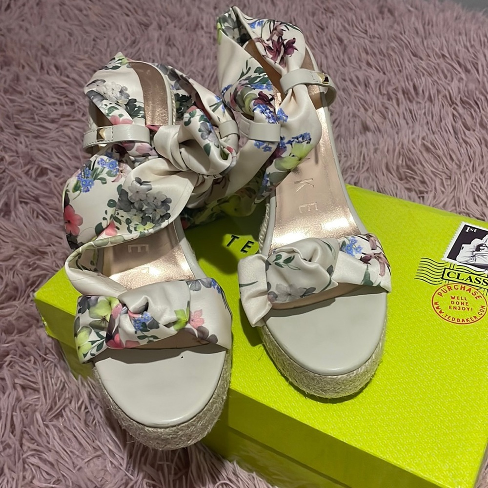 Ted baker kelsipe espadrille wedge sandal